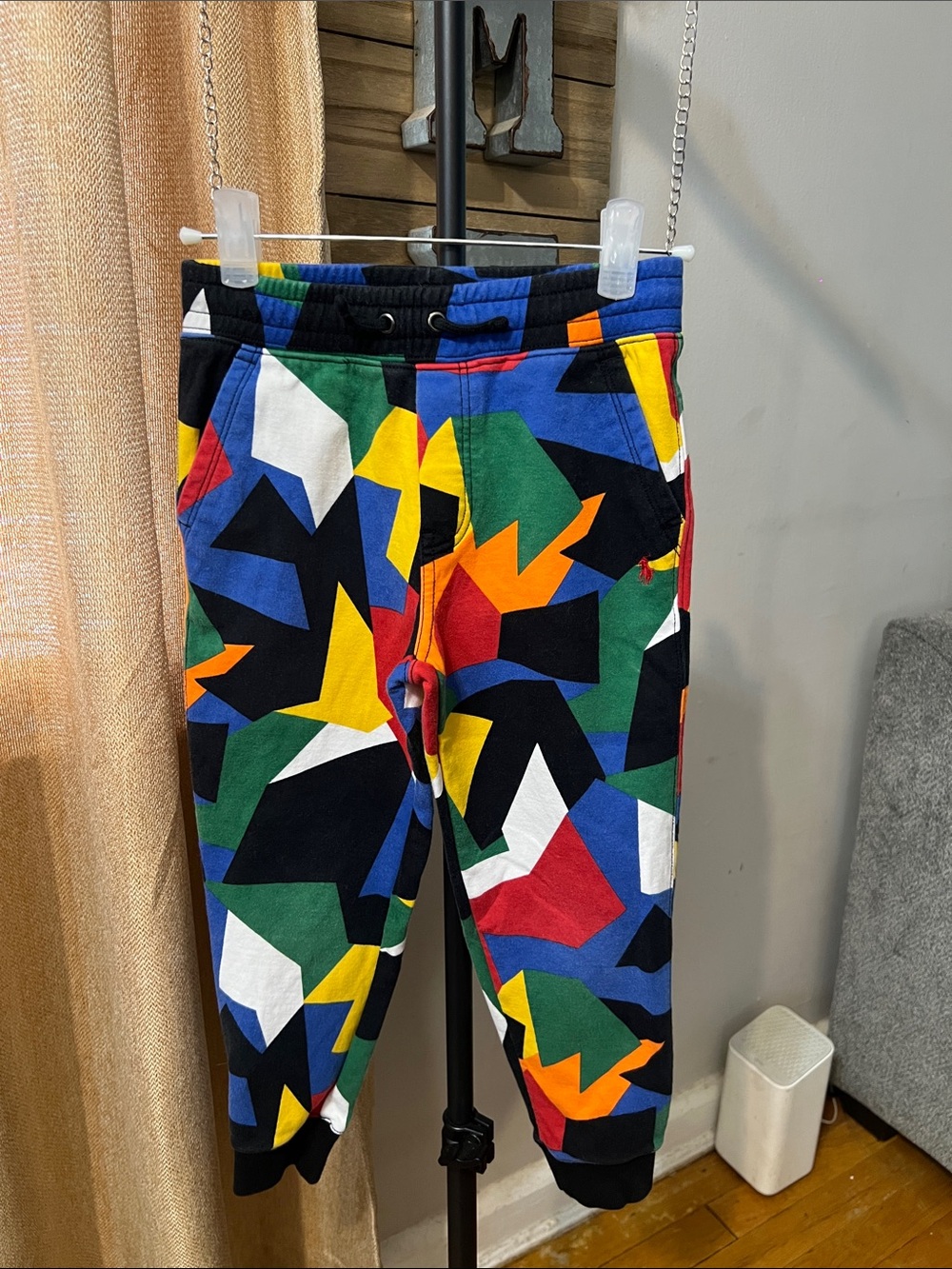 👖 Polo by Ralph Lauren colorful abstract sweatpants for kids’ size 6
